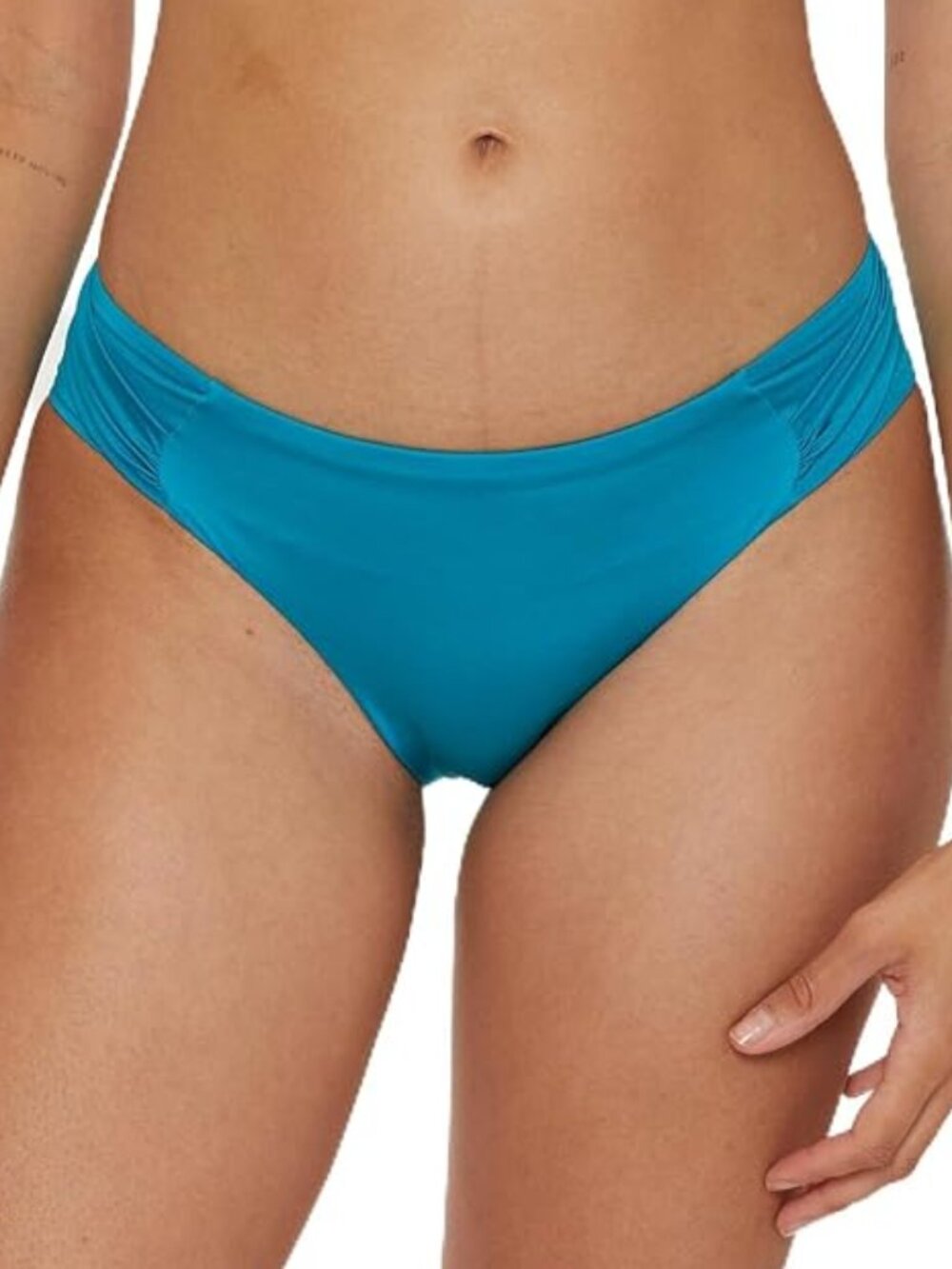 Trina Turk Monaco Tab-Side Hipster Bikini Swimsuit Bottom, Turkana Teal